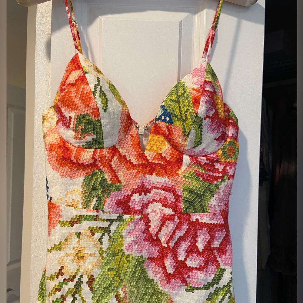 Beautiful vintage dress made in Brazil - Picture 4 of 6